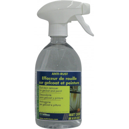 Effaceur de Rouille sur Gelcoat et Peinture - MATT CHEM