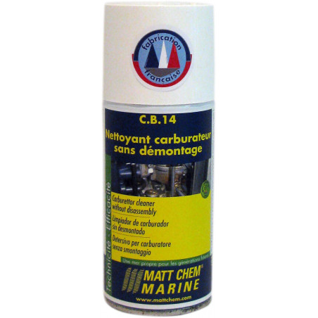 Aerosol nettoyant carburateur sans démontage CB14 - MATT CHEM