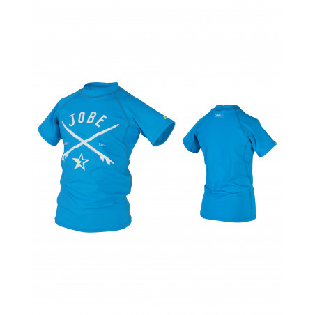 Tee Shirt rashguard garçon bleu - JOBE