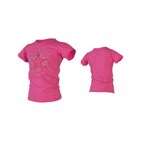 Tee shirt rashguard fille rose - JOBE