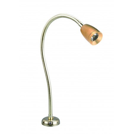 Lecteur de carte LED flexible chrome