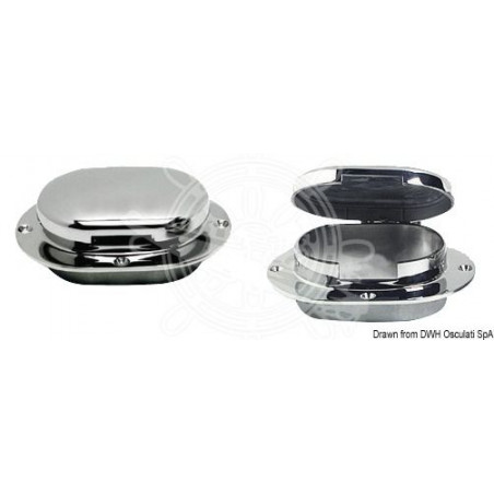 Ecubier à couvercle à charnière