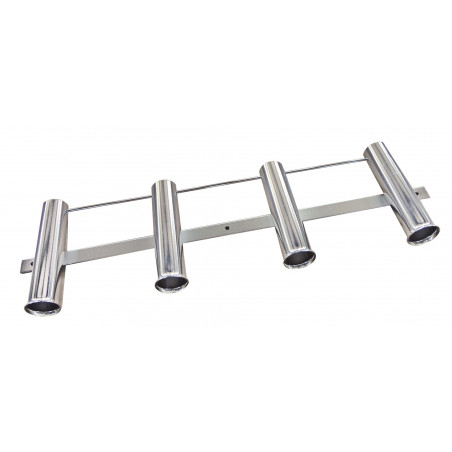 Porte canne ratelier inox 4 cannes