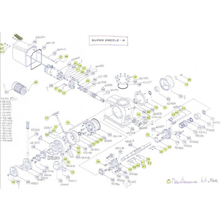 SUPER ERCOLE - Pièces détachées pour guindeau LOFRANS' - LOFRANS'