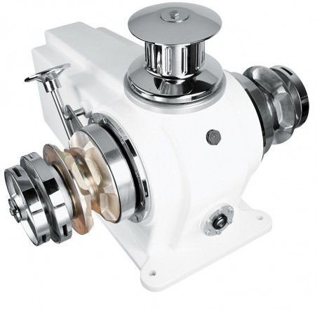 Guindeau électrique ERCOLE Hydraulique 11cc - aluminium blanc - avec poupée - LOFRANS'