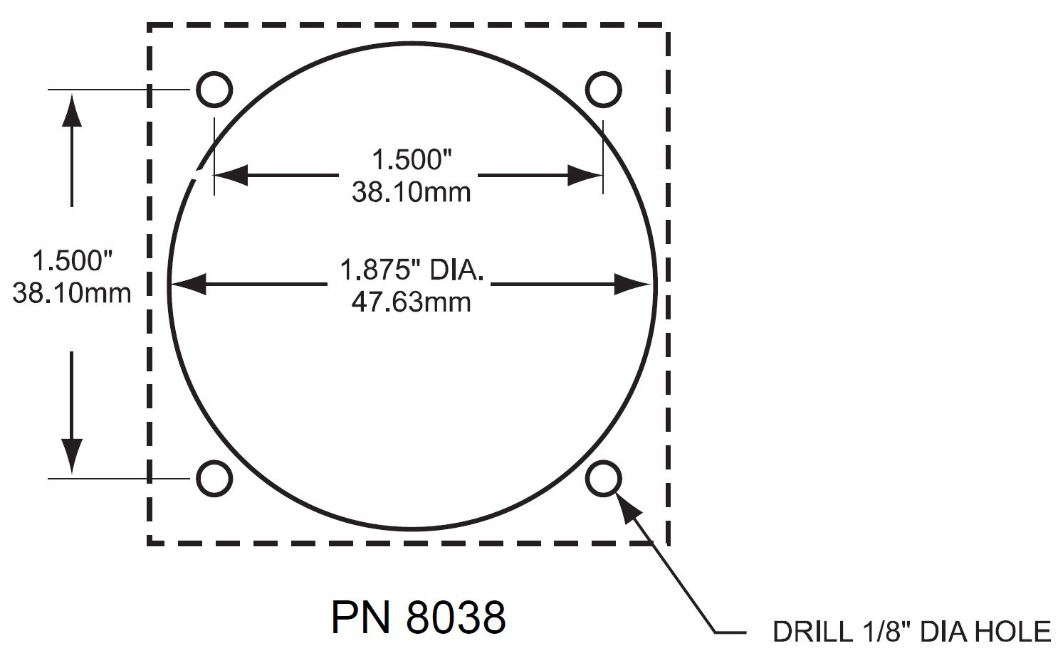 schéma de fixation ampèremètre