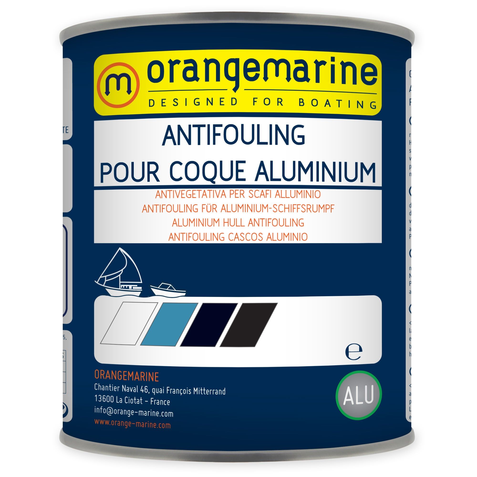 Antifouling pour coque alu