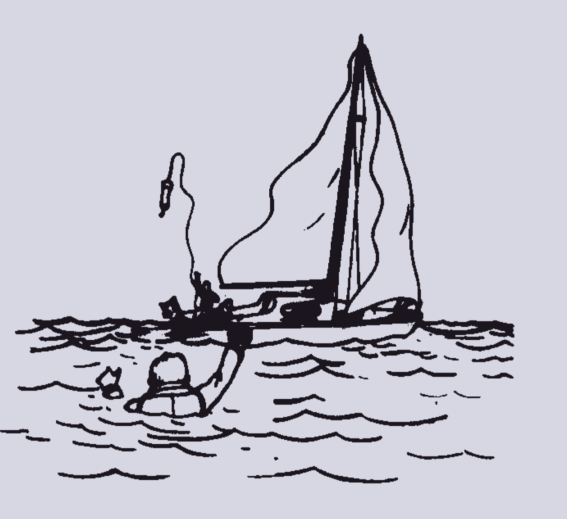 L'homme à la mer Comment récupérer un homme tombé à l'eau avec une ligne de jet