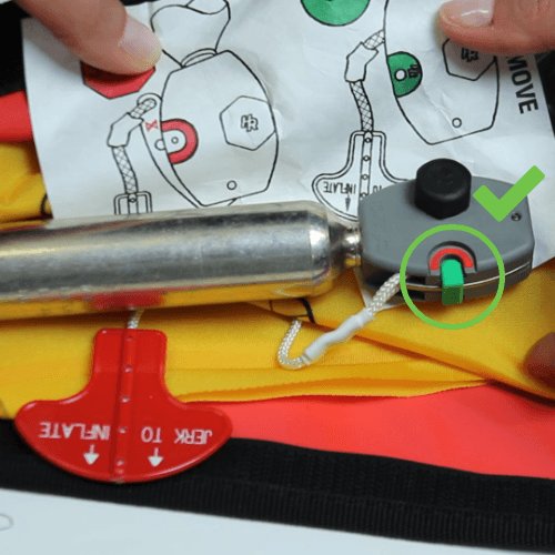 Clip vert gilet manuel