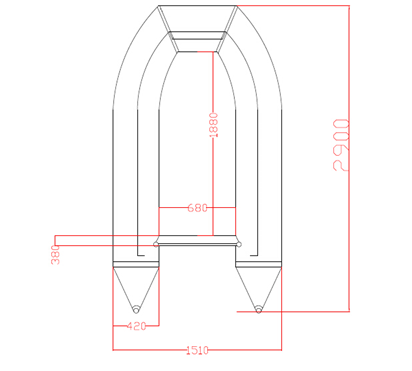 Caractéristiques techniques annexes Orangemarine plancher aluminium 2m 90