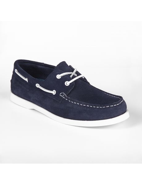 SEAMARINE COLOR NAVY SUEDE - CHAUSSURE BATEAU HOMME orangemarine